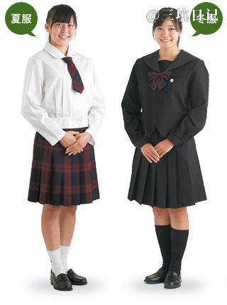 日本紋別市立潮見中学校校服制服照片图片